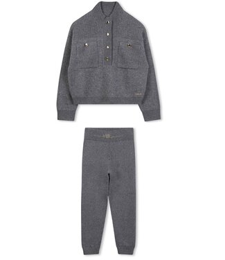 Chloe Knitted Joggingpak Chloe Grijs