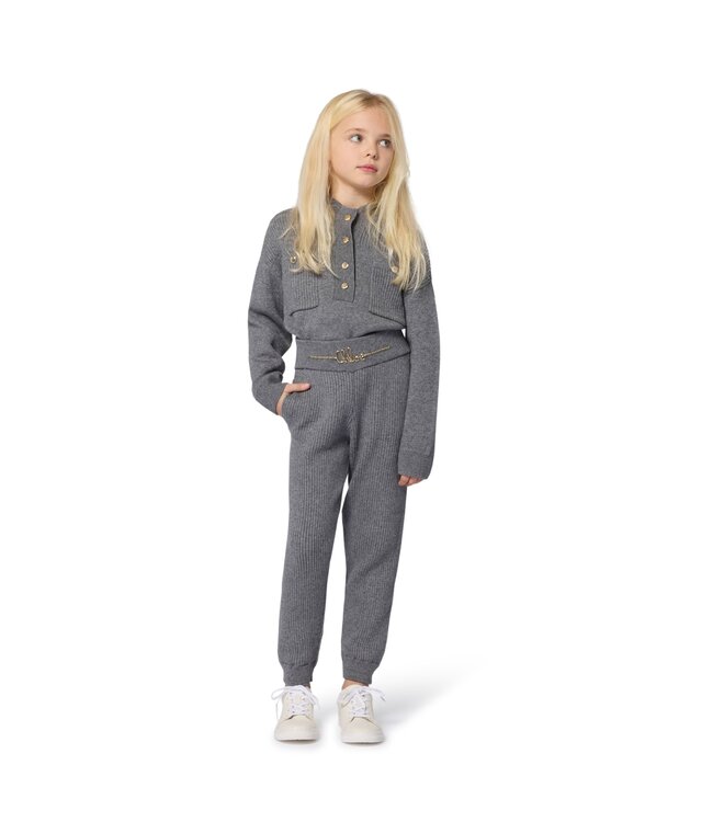 Chloe Knitted Joggingpak Chloe Grijs