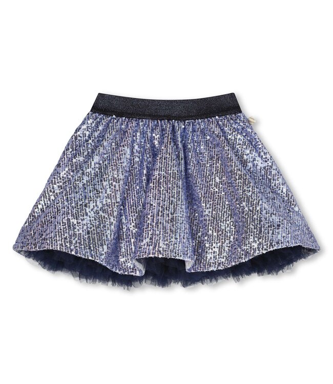 Billieblush Pailletten Rok Donkerblauw