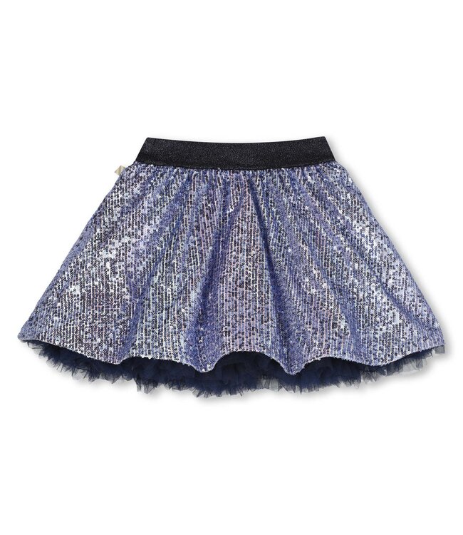 Billieblush Pailletten Rok Donkerblauw