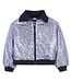 Billieblush Pailletten Jasje Donkerblauw
