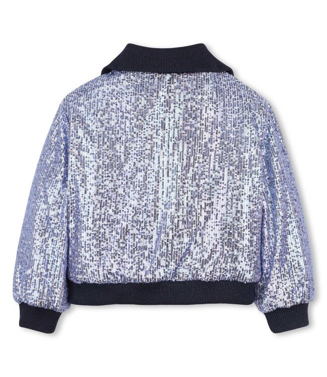 Billieblush Pailletten Jasje Donkerblauw