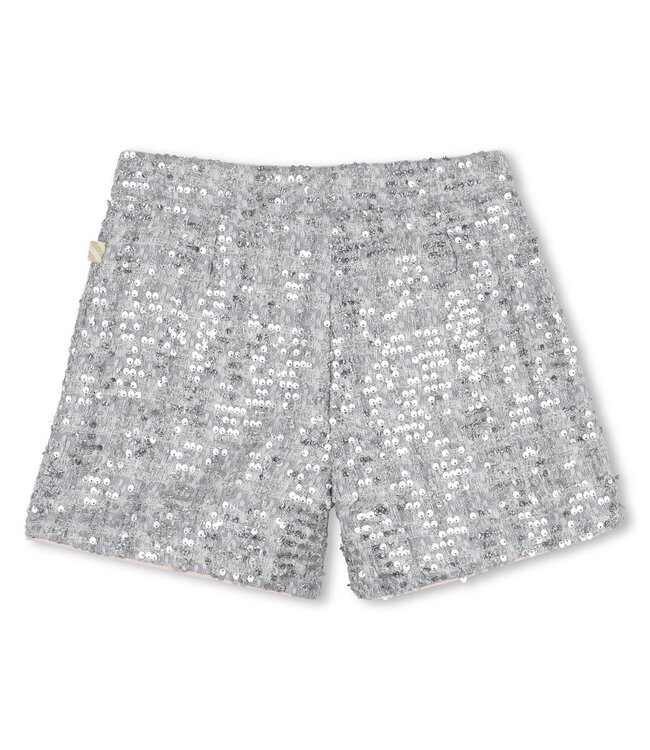 Billieblush Pailletten Short Zilver