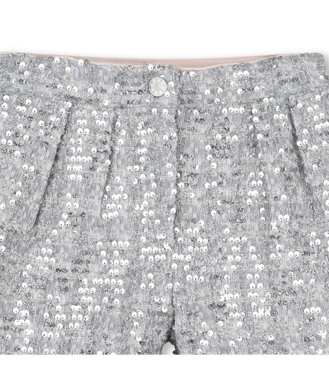 Billieblush Pailletten Short Zilver