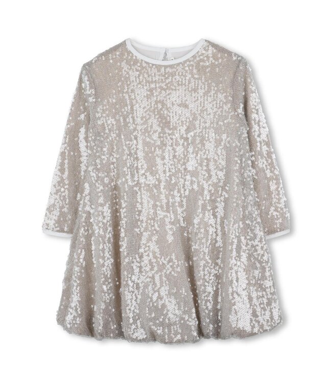 Billieblush Pailletten Jurk Light Gold