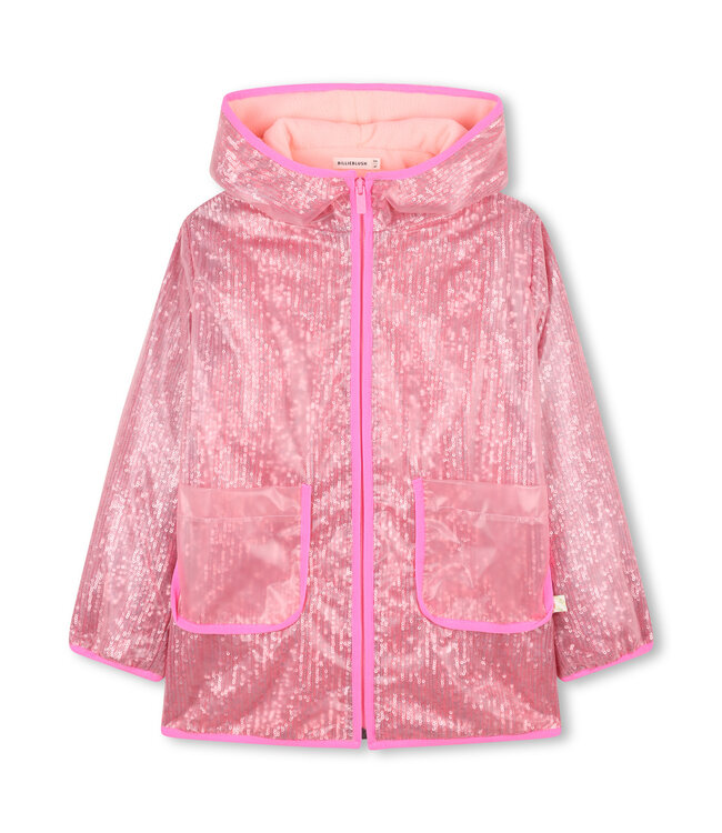 Billieblush Regenjas Roze Pailletten