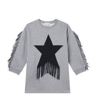 Stella Mccartney Jurk Star Graphic Fringed
