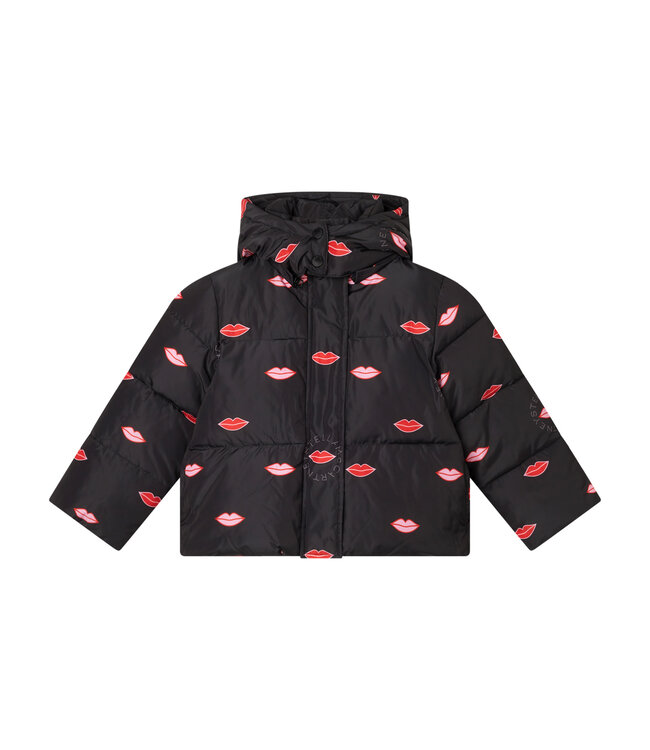 Stella Mccartney Winterjas Zwart met mondjes