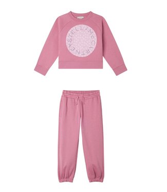 Stella Mccartney Joggingpak Logo Graphic Vintage Pink
