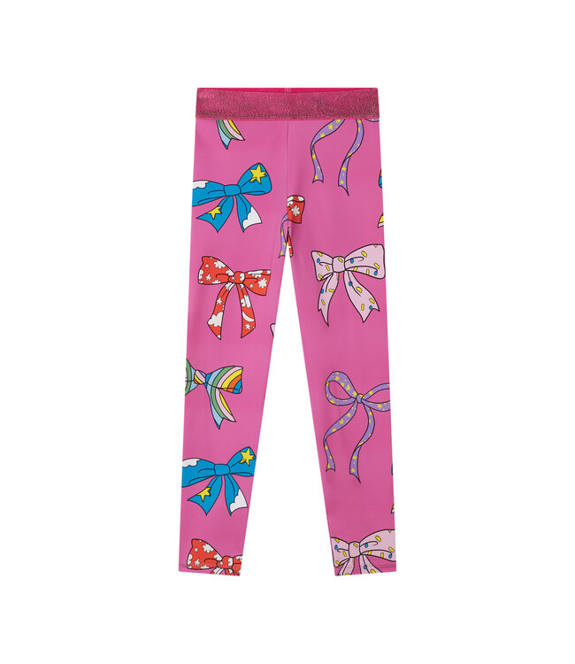 Stella Mccartney Legging Fuchsia Roze met Strikjes