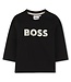 Boss Baby Shirt Lange Mouwen Zwart BOSS Beige