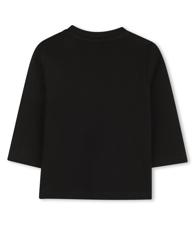 Boss Baby Shirt Lange Mouwen Zwart BOSS Beige