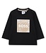 Boss Baby Shirt Lange Mouwen Zwart met vierkant