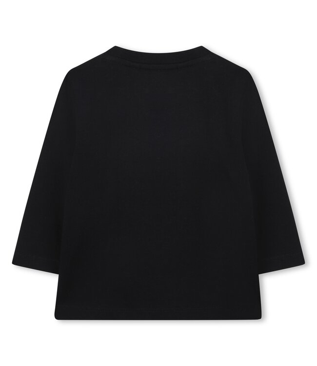 Boss Baby Shirt Lange Mouwen Zwart met vierkant