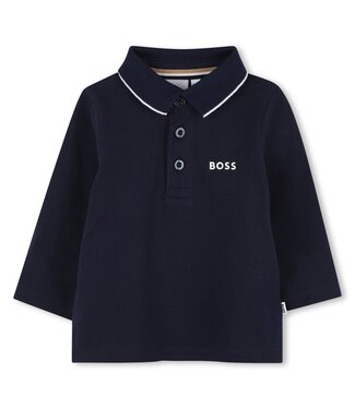 Boss Baby Polo Lange Mouwen Donkerblauw