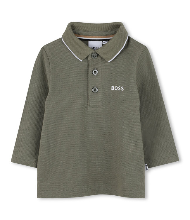 Boss Baby Polo Lange Mouwen Legergroen