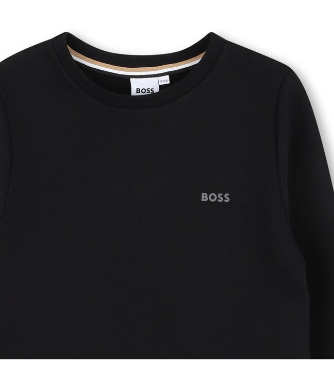 Boss Sweater Basis Kleur Zwart