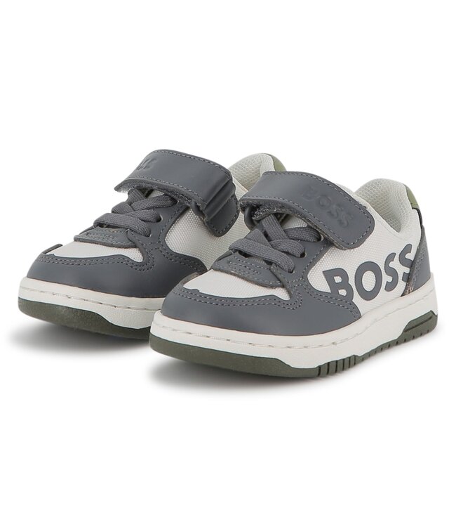 Boss Sneaker BOSS Wit/Grijs/Groen