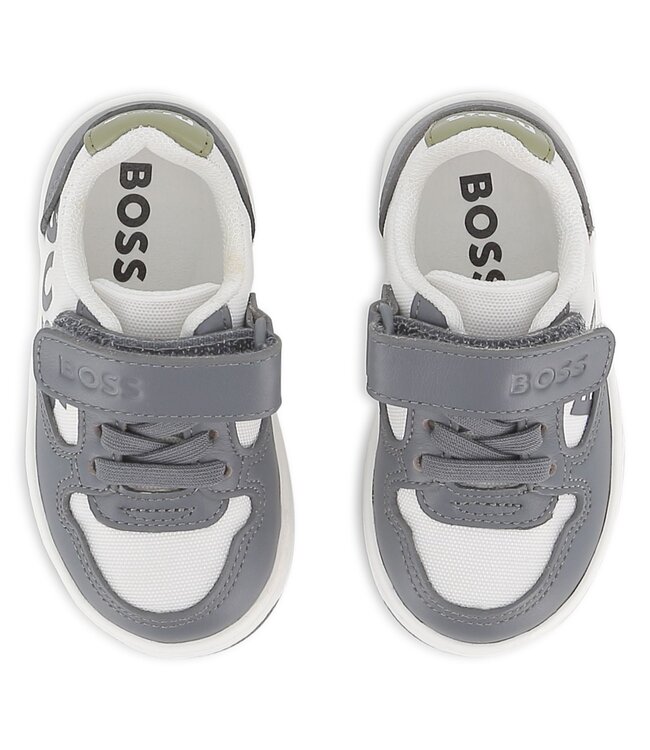 Boss Sneaker BOSS Wit/Grijs/Groen