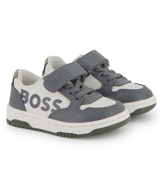 Boss Sneaker BOSS Wit/Grijs/Groen