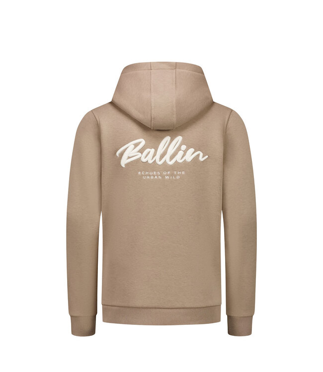 Ballin Junior Echoes Of The Urban Wild Hoodie Taupe