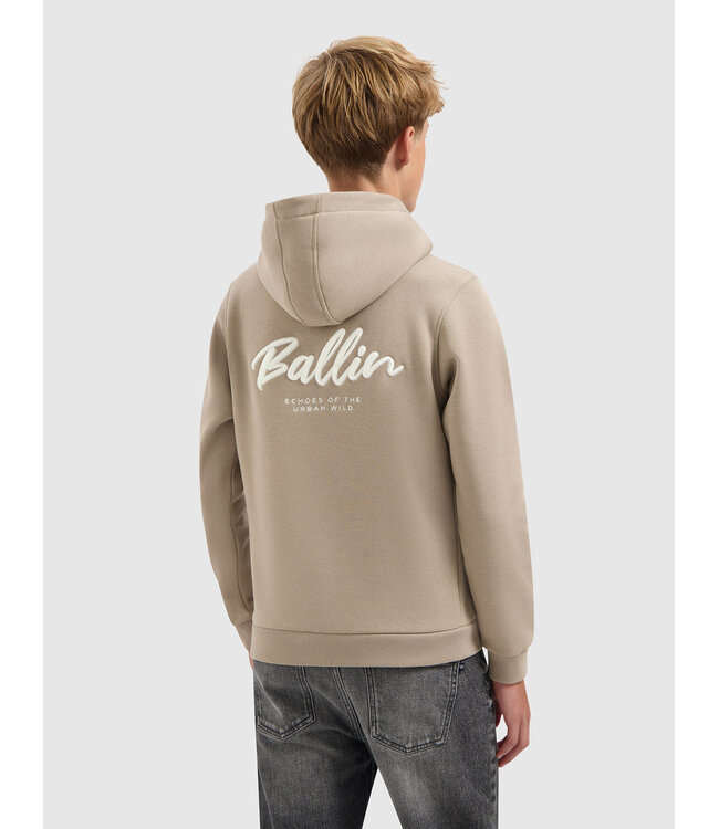 Ballin Junior Echoes Of The Urban Wild Hoodie Taupe