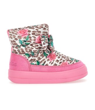 Monnalisa Winterlaars Panterprint en Rozen
