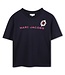 Marc Jacobs T-Shirt Navy met Diamant Bloem