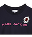 Marc Jacobs T-Shirt Navy met Diamant Bloem
