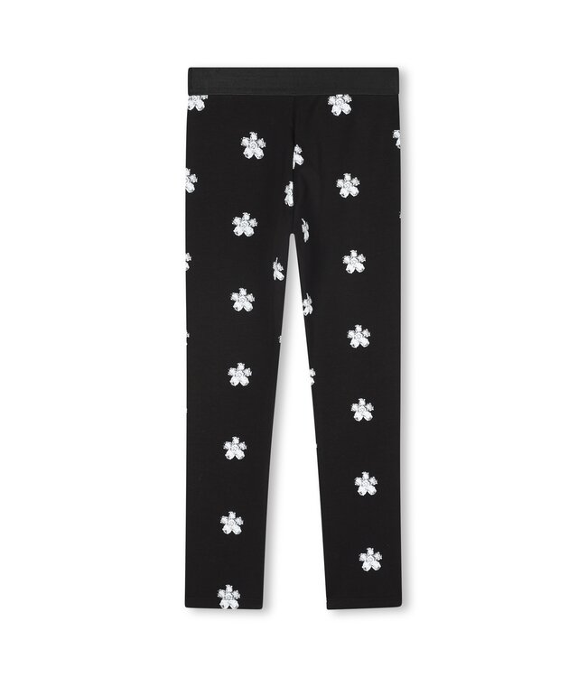 Marc Jacobs Legging Zwart met bloemen