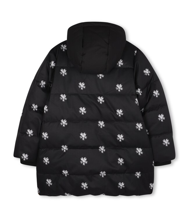 Marc Jacobs Winterjas Zwart met bloemen