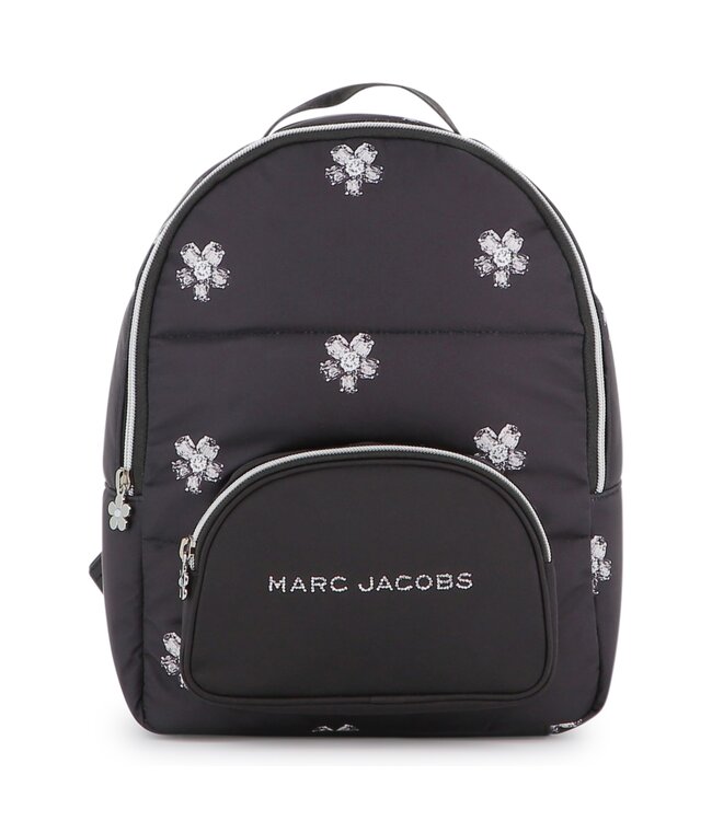 Marc Jacobs Rugtas Zwart met bloemen