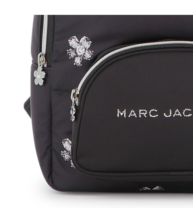 Marc Jacobs Rugtas Zwart met bloemen