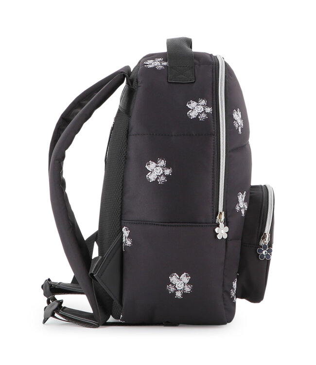 Marc Jacobs Rugtas Zwart met bloemen