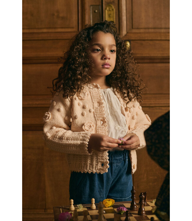 Louise Misha Cardigan Sandy Blush