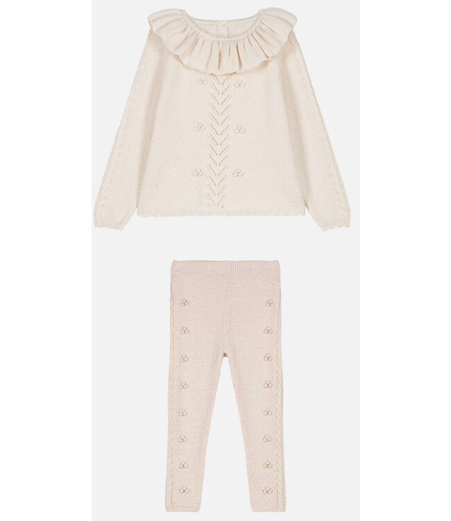 Louise Misha Jumper Evina + Legging Molda Cream