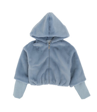 Magil ECOPELLICCIA CROP ZIPATTA
