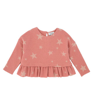 Magil MAGLIA P.MILANO STELLE CON BALZA+LEGGINGS PUNTO MILANO