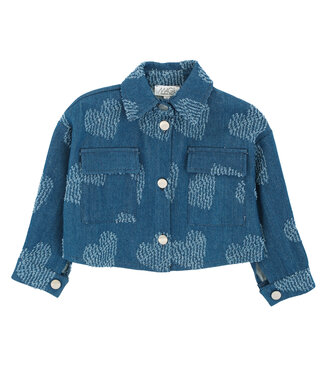 Magil GIACCA DENIM HEARTS