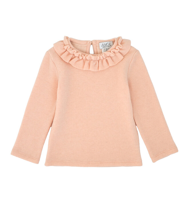 Magil MAGLIA P.MILANO CON ROUCHES COLLO ROSA