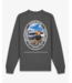 Honeygang OVAL BACKPRINT PULLOVER CLI STONE GREY