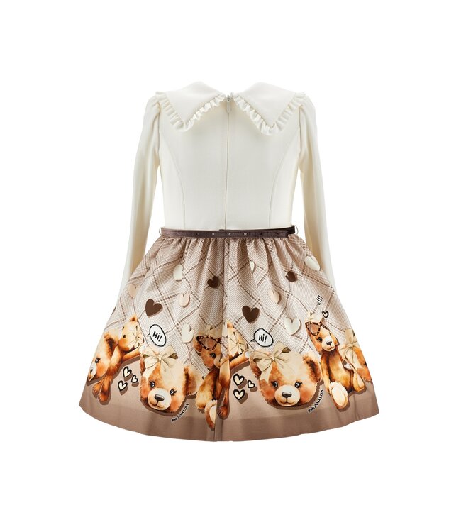 Monnalisa Jurk met Beren en Ceintuur