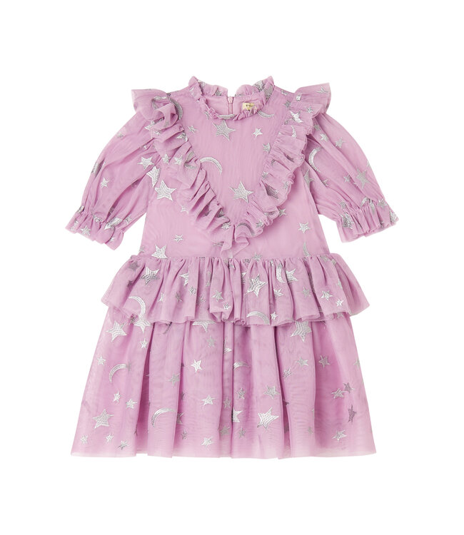 Stella Mccartney Jurk Lila met Maantjes en Sterren