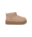 UGG KIDS CLASSIC ULTRA MINI PLATFORM SAND