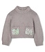Billieblush Trui gemeleerd met pailletten zakken