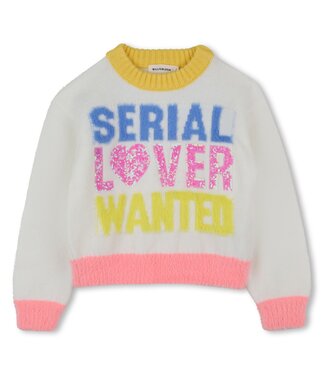 Billieblush Trui Serial Lover Wanted