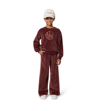 Chloe Joggingpak Chloe Velours Bordeaux