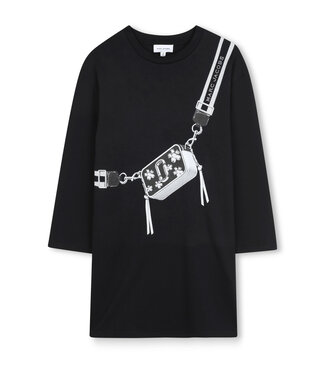 Marc Jacobs Jurk Zwart met Tasje en steentjes