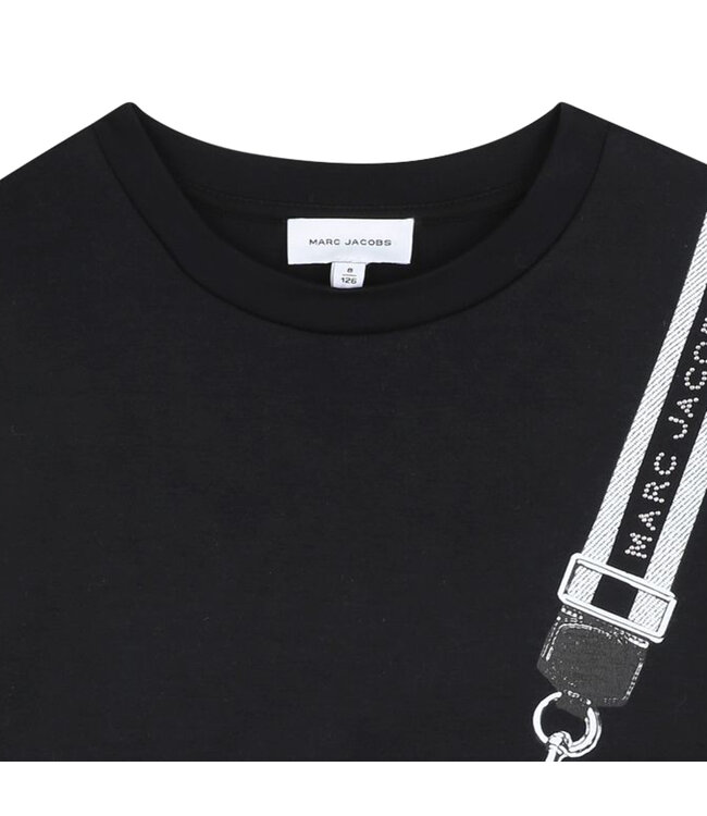 Marc Jacobs Jurk Zwart met Tasje en steentjes