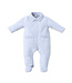 First FIRST BJORN ROMPERSUIT TEDDY BACKSIDE AZUR WITH BONNET